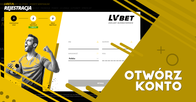 Jak założyć konto w LVBet